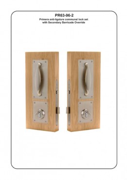 Primera PR-1-96-729B Anti Ligature Communal Door Lockset SCP